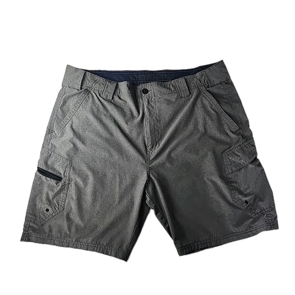 Denali Shorts Mens 40‎ Gray Hybrid Cargo Pocket Performance Stretch Quick Dry